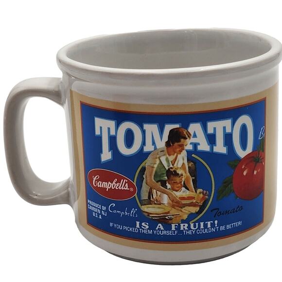 Campbell's Soup Mugs Houston Harvest Set Of 3 VTG 2003 - 2005 Tomato Soup - Picture 9 of 12